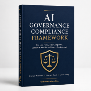 AI Governance Compliance Framework attorney-authored compliance system for law firms, title companies, lenders, and real estate finance professionals